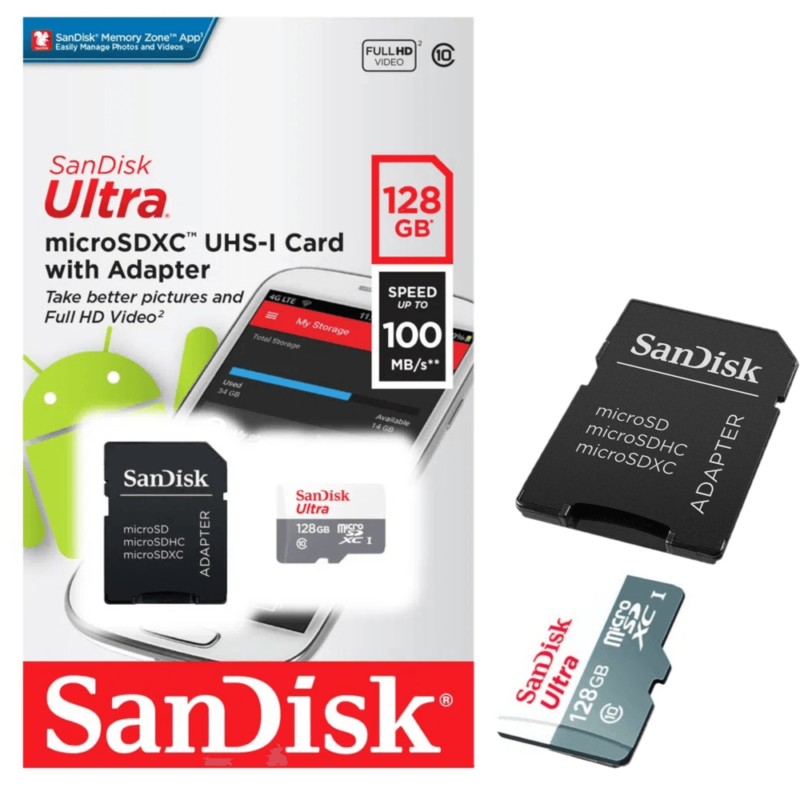 Memoria MicroSD 128GB SanDisk