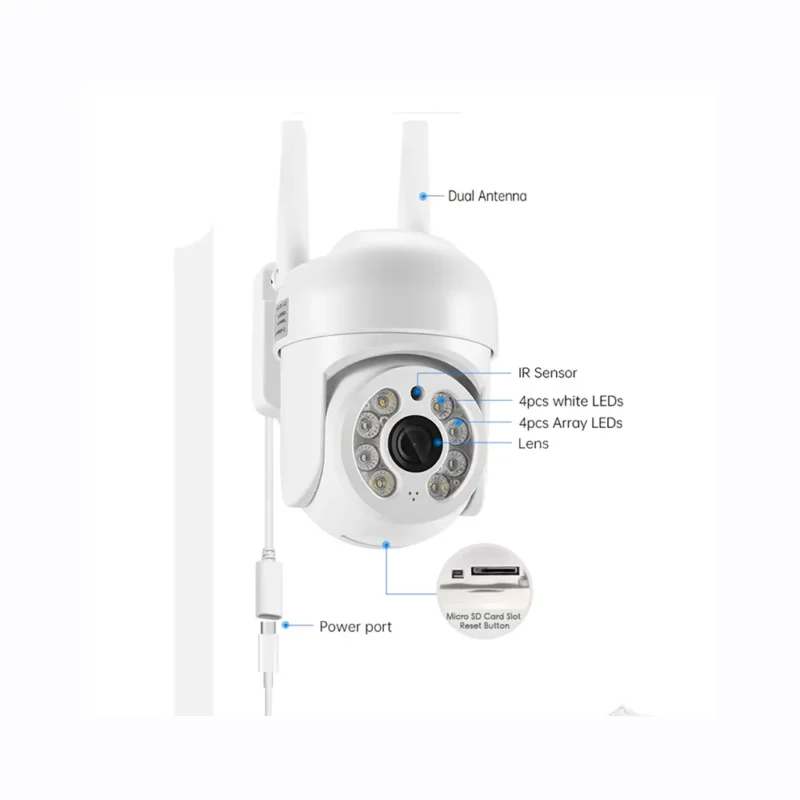 Camara IP wifi JORTAN